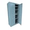 Steel Cabinets Usa Storage Cabinet, 78 in H, 36 in W, Denim Blue, 4 Shelves UA-362478-DB - alternate 1
